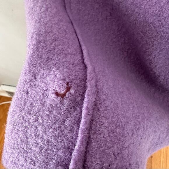 J.Crew  Daphne Topcoat Boiled Wool Jacket Coat 6 Purple Lavender - Picture 8 of 12